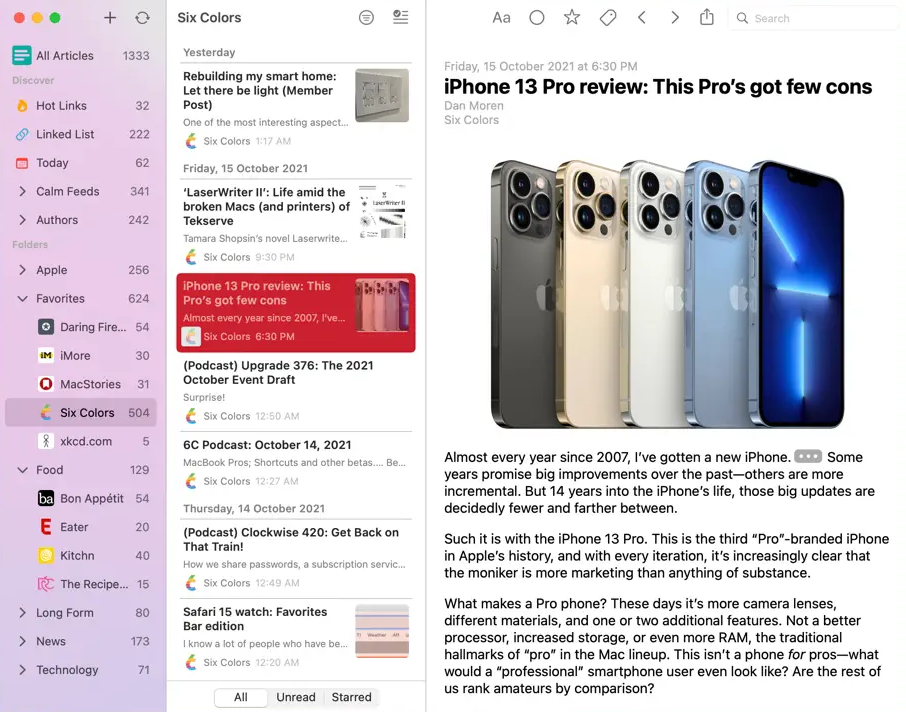 Image of the lire application