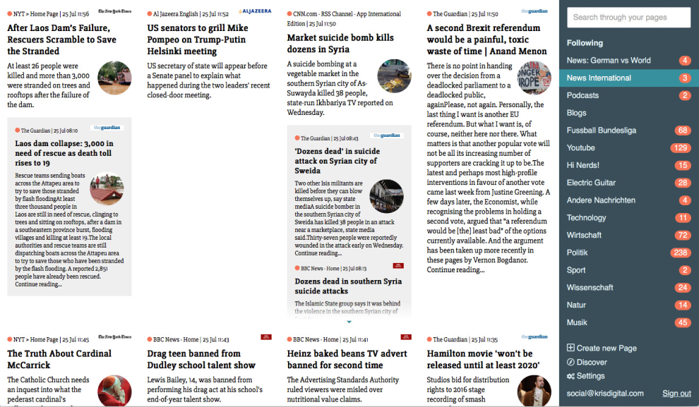 Image of the Nooshub application