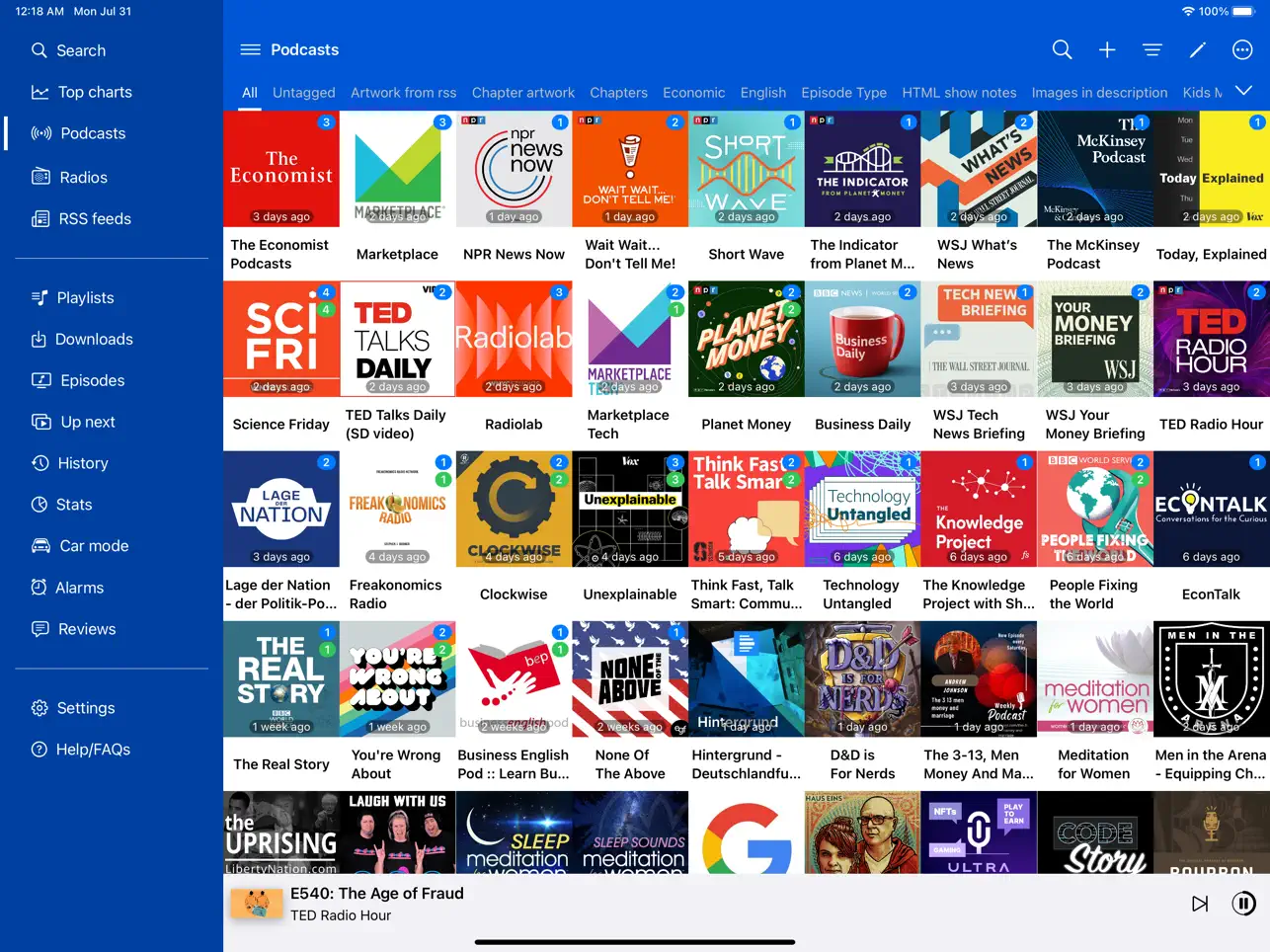 Image of the Podcast Republic application